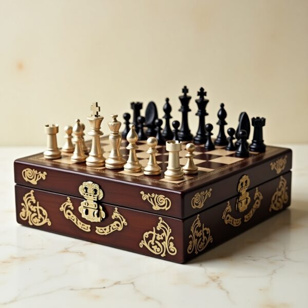 Compact Magnetic Travel Chess Set