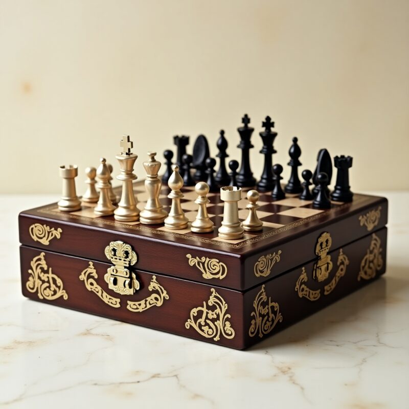 Compact Magnetic Travel Chess Set