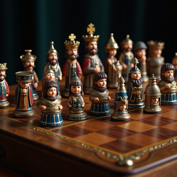 Hand-Painted Themed Chess Collector’s Set